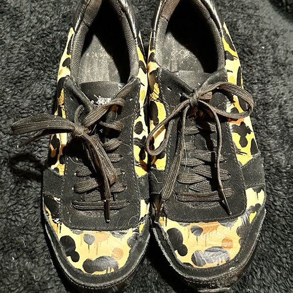 COACH Black Cheetah Leopard Print Moonlight Wild Beast Sneaker Shoe Size 7 - Picture 5 of 11